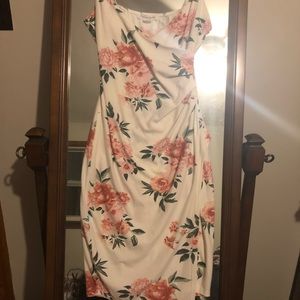 Floral wrap dress